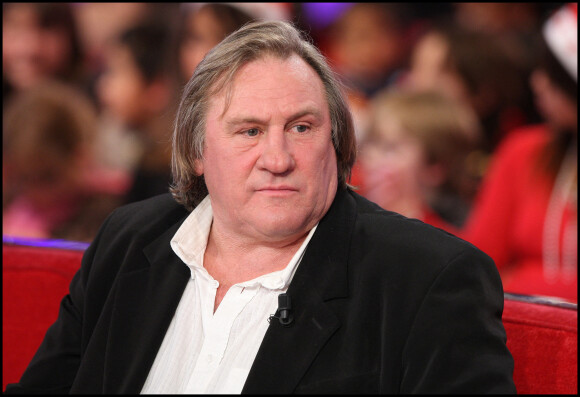 Gérard Depardieu - Enregistrement de l'émission "Vivement dimanche"