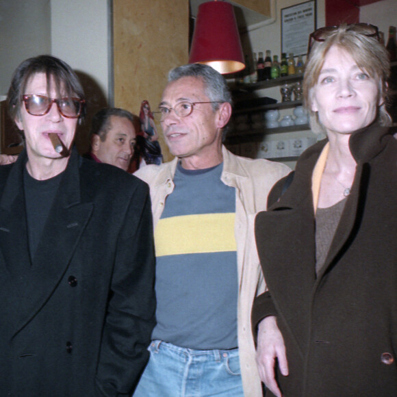 Archives - Jacques Dutronc, Jean-Marie Périer et Françoise Hardy - Exposition "Jean-Marie Périer", Carte blanche du magazine Elle, à Paris. © Jean-Claude Woestelandt / Bestimage