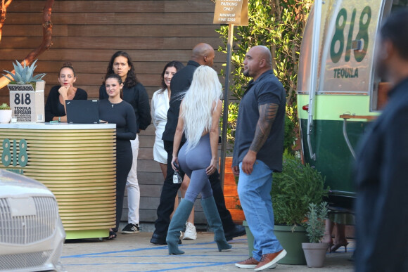 Kim Kardashian à son arrivée à l'événement 818 Tequila à SoHo House à Malibu. Le 18 août 2022 