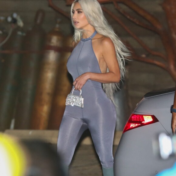 Kim Kardashian à son départ de l'événement 818 Tequila à SoHo House à Malibu. Le 18 août 2022 