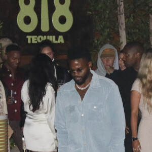 Corey Gamble, Kylie Jenner - La famille Kardashian-Jenner à la sortie de l'événement 818 Tequila à la SoHo House à Malibu. Le 18 août 2022