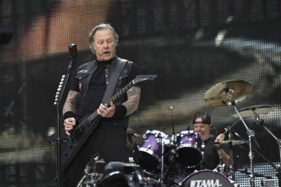 James Hetfield - Le groupe de hard rock Metallica donne un concert au stade de Twickenham, le 20 juin 2018.