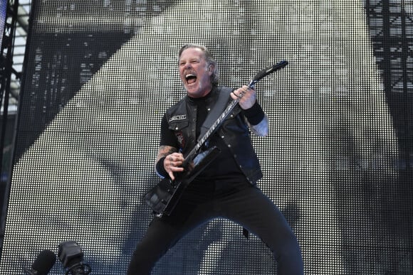 James Hetfield - Le groupe de hard rock Metallica donne un concert au stade de Twickenham, le 20 juin 2018.