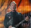 James Hetfield - Metallica en concert à Madrid.