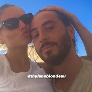Benjamin Attal et son amoureuse Thylane Blondeau sur Instagram.