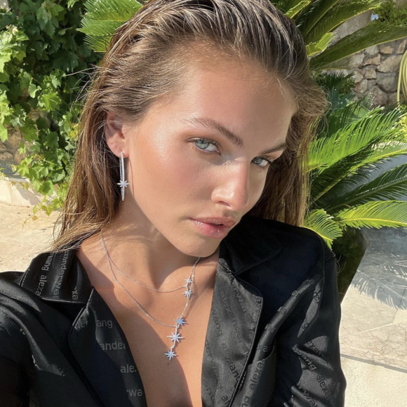 Thylane Blondeau prend la pose sur Instagram.