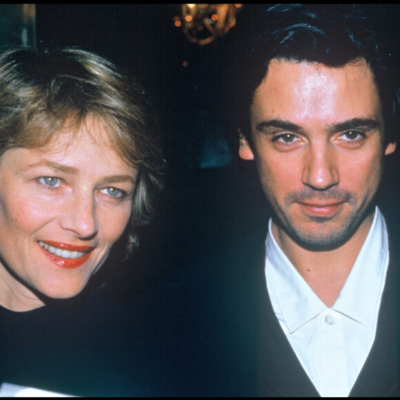 Jean-Michel Jarre et Charlotte Rampling en 1986