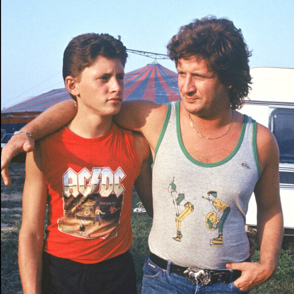 Patrick Sébastien et son fils Sébastien.