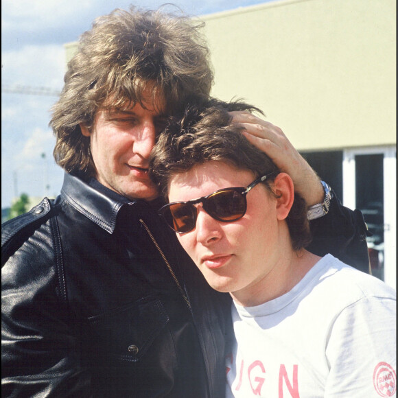 Patrick Sébastien et son fils Sébastien.