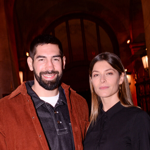 Exclusif - Nikola Karabatic et Géraldine Pillet - People au défilé Etam Live Show 2021 à l'Opéra Garnier à Paris le 4 octobre 2021. © Cyril Moreau / Rachid Bellak / Bestimage