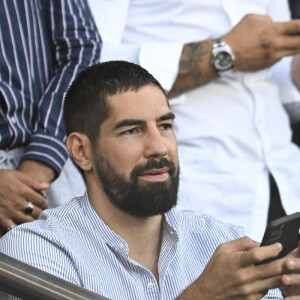 Nikola Karabatic et son frere luka - People au match PSG - Montpellier (5-2) au Parc des Princes à Paris le 13 août 2022. © JB Autissier / Panoramic / Bestimage