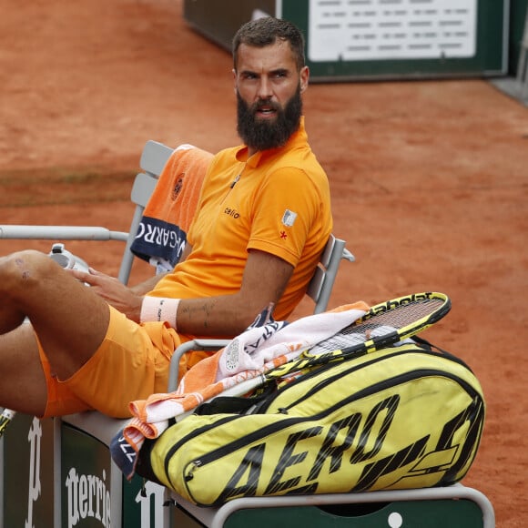 Benoit Paire (FRA) lors du premier tour simple messieurs (jour 3) des Internationaux de France de tennis de Roland Garros à Paris, France, le 24 mai 2022. © Michael Baucher/Panoramic/Bestimage