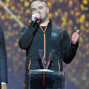 Jul (album de musiques urbaines) lors de la 32ème cérémonie des "Victoires de la Musique" au Zénith de Paris, le 10 février 2017. © Guirec Coadic/Bestimage 