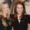 Amanda Seyfried et Julianne Moore, lundi 8 février, à l'hôtel George V, à Paris, venues présenter leur nouveau film Chloe.