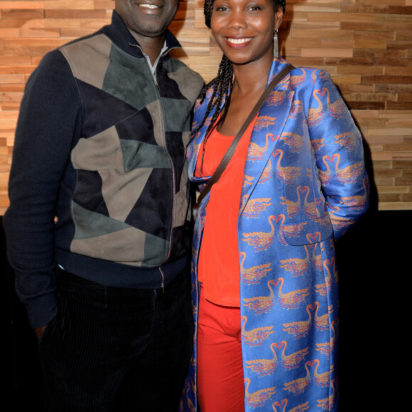 Exclusif - Lilian Thuram et sa compagne Kareen Guiock - Ouverturre d'un Tacoshake sur les champs Elysées à Paris, France, le 10 juin 2019. © Veeren/Bestimage