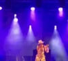 La chanteuse Kym Thiriot s'est produite au festival Éclat(s) d'été 2022 à Gap, ce mercredi 24 août, sur la scène du parc Givaudan. 