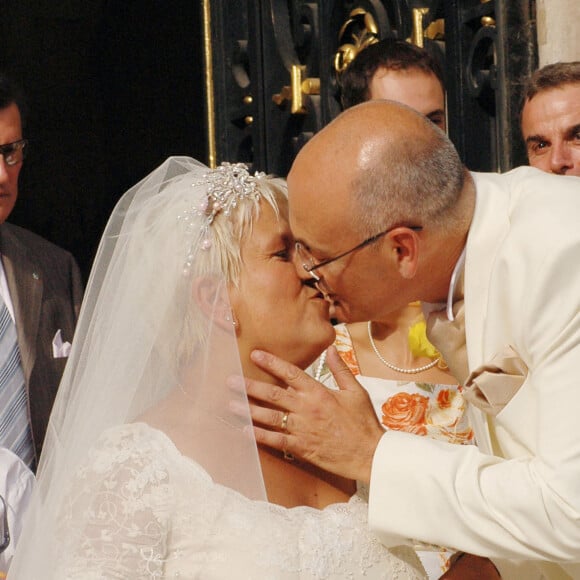 Mimie Mathy et son mari Benoist Gérard en 2005 à Paris - Mariage de Mimie Mathy et Benoist Gérard à Paris