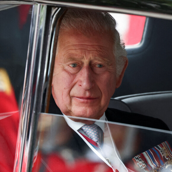 Le prince Charles, prince de Galles - Les membres de la famille royale et les invités lors de la messe du jubilé, célébrée à la cathédrale Saint-Paul de Londres le 3 juin 2022. 