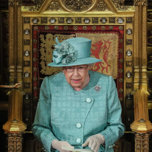 Le prince Charles, prince de Galles, la reine Elisabeth II d'Angleterre - Arrivée de la reine Elizabeth II et discours à l'ouverture officielle du Parlement à Londres le 19 décembre 2019. Lors de son discours, la reine a dévoilé son plan décennal pour mettre à profit le Brexit et relancer le système NHS. 