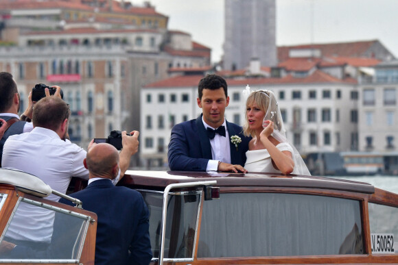 Mariage de Federica Pellegrini avec son entraîneur Matteo Giunta à Venise, Italie, le 27 août 2022. © LaPresse/Panoramic/Bestimage 