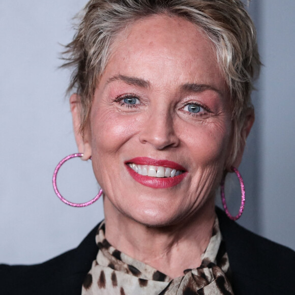 Sharon Stone à la première du film "The Tragedy of MacBeth" à Los Angeles, le 16 décembre 2021.
