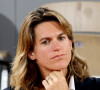 Amélie Mauresmo (directrice du tournoi de Roland-Garros) en tribune lors des Internationaux de France de Tennis de Roland Garros. © Dominique Jacovides/Bestimage