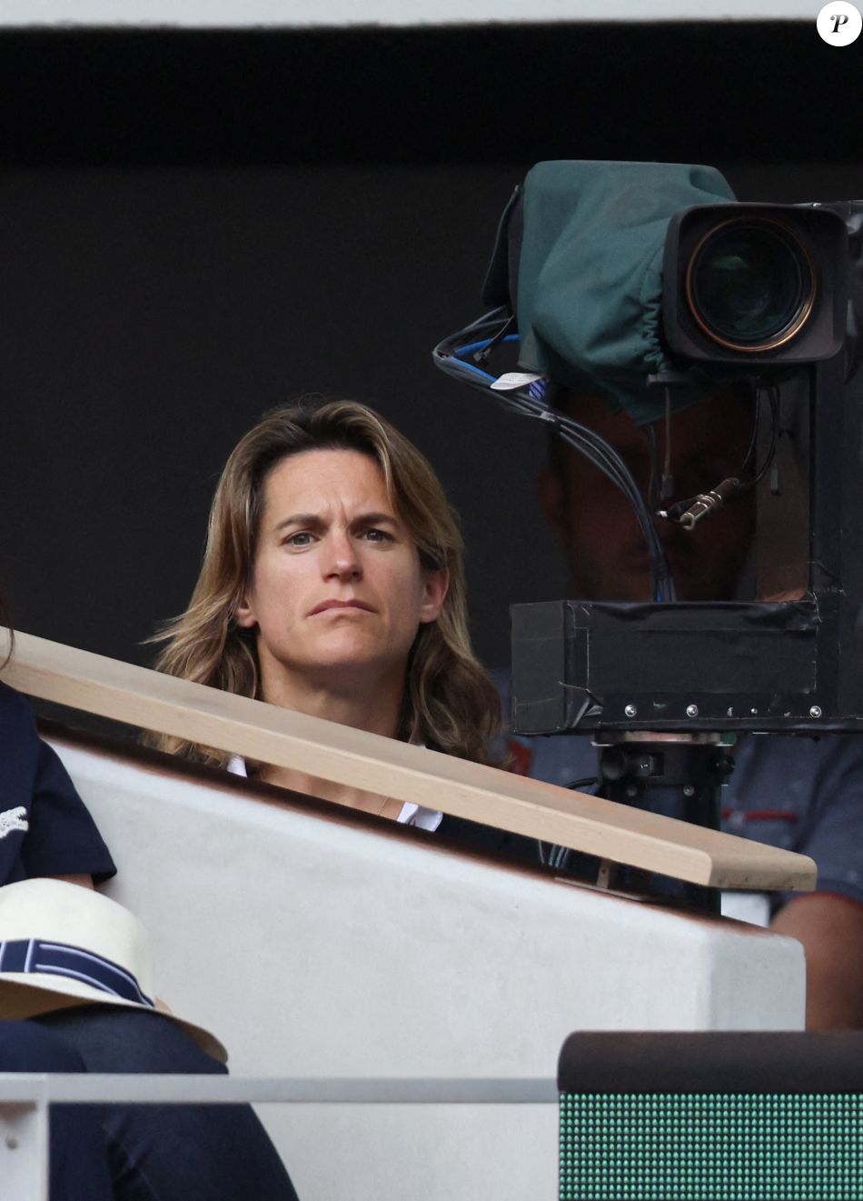 Amélie Mauresmo (directrice Du Tournoi De Roland-Garros) En Tribune ...