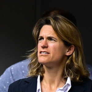 Amelie Mauresmo ( directrice roland garros ) lors de la finale simple dames (jour 14) aux Internationaux de France de tennis de Roland Garros à Paris, France, le 4 juin 2022. Iga Swiatek remporte son deuxième Roland-Garros (6-1, 6-3). © Federico Pestellini/Panoramic/Bestimage