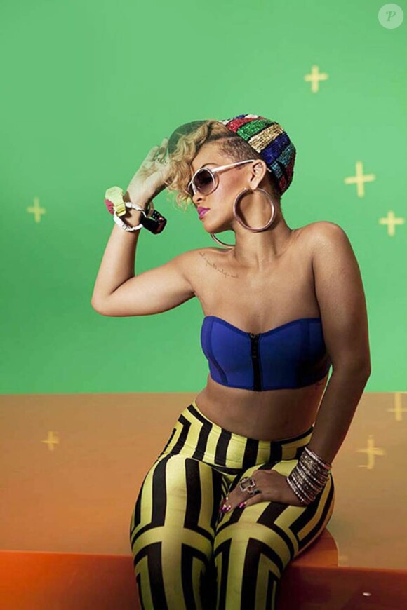 Rihanna pour la promo de Rude Boy