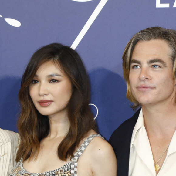 Harry Styles, Olivia Wilde, Chris Pine et Gemma Chan au photocall du film "Don't Worry Darling" lors de la 79ème édition du festival du film de Venise (La Mostra), Italie, le 5 septembre 2022.