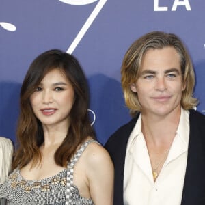 Harry Styles, Olivia Wilde, Chris Pine et Gemma Chan au photocall du film "Don't Worry Darling" lors de la 79ème édition du festival du film de Venise (La Mostra), Italie, le 5 septembre 2022