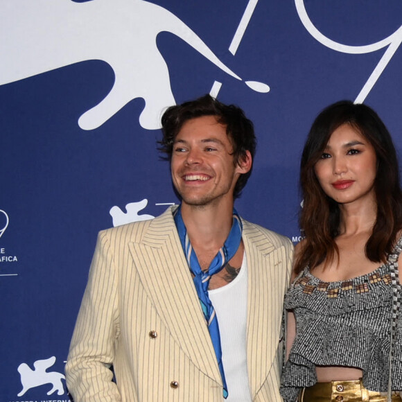Harry Styles, Olivia Wilde, Chris Pine et Gemma Chan au photocall du film "Don't Worry Darling" lors de la 79ème édition du festival du film de Venise (La Mostra), Italie, le 5 septembre 2022.