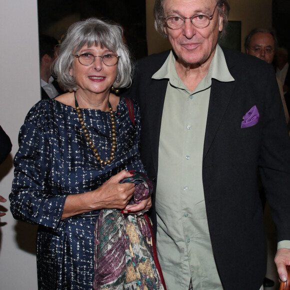 Gérard Garouste et sa femme Élisabeth Garouste - Vernissage de l'Exposition Gérard Garouste au Centre Pompidou à Paris, France, le 7 Septembre 2022. Cette rétrospective de l'artiste se tiendra du 7 Septembre 2022 au 2 Janvier 2023 © Bertrand Rindoff / Bestimage 