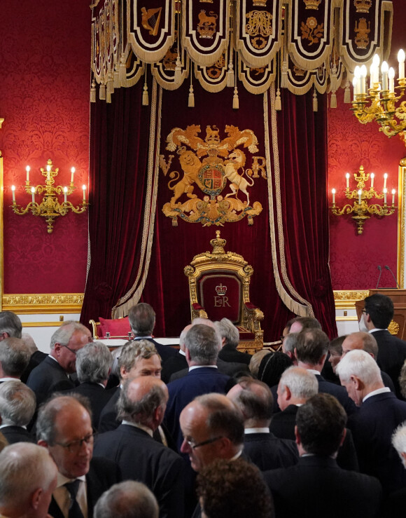 Illustration - Personnalités lors de la cérémonie du Conseil d'Accession au palais Saint-James à Londres, pour la proclamation du roi Charles III d'Angleterre. Le 10 septembre 2022