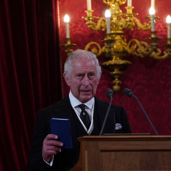 Le roi Charles III d'Angleterre - Personnalités lors de la cérémonie du Conseil d'Accession au palais Saint-James à Londres, pour la proclamation du roi Charles III d'Angleterre. Le 10 septembre 2022