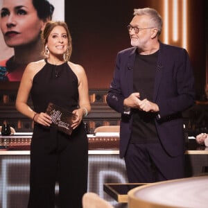 Léa Salamé, Laurent Ruquier lors de la dernière émission de L.Ruquier pour "On Est En Direct (OEED)", présentée par L.Ruquier et L.Salamé, et diffusée en direct sur France 2, à Paris, France, le 4 juin 2022. © Jack Tribeca/Bestimage