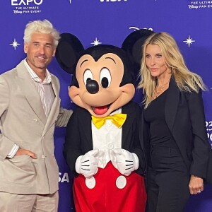 Patrick Dempsey et sa femme Jillian à la D23 Expo vendredi 9 septembre 2022.