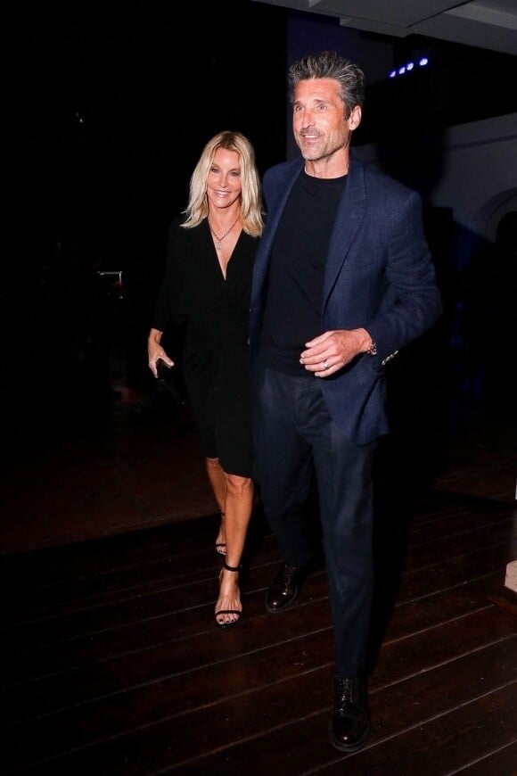 Patrick Dempsey et sa femme Jillian participent à un événement de la marque Tag Heuer à Los Angeles le 7 octobre 2021. 