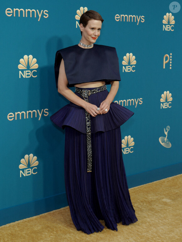 Sarah Paulson arrivant à la 74e cérémonie des Emmy Awards à Los Angeles le 12 septembre 2022