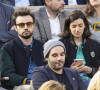 Tom Villa et sa compagne Marion - Célébrités dans les tribunes des internationaux de France de Roland Garros à Paris le 31 mai 2022. © Cyril Moreau - Dominique Jacovides/Bestimage