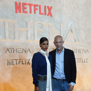 Vincent Cassel et Tina Kunakey - Avant-première du film "Athena" à la salle Pleyel à Paris, le 13 septembre 2022. © Giancarlo Gorassini / Bestimage