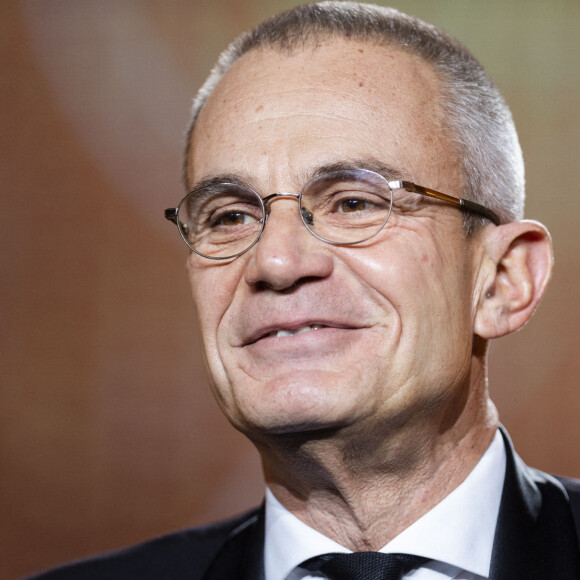 Exclusif - Laurent Weil lors de la 26ème cérémonie des Lumières de la presse internationale 2021, présenté par L.Cholewa et L.Weil sur Canal+, dans les studios Canal+ à Boulogne-Billancourt, France, le 15 janvier 2021. © Moreau-Perusseau/Bestimage 