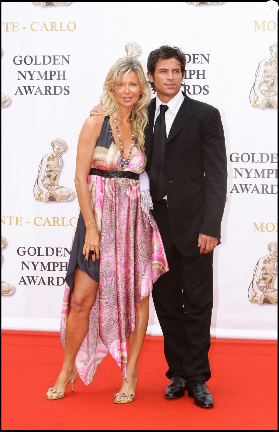 Filip Nikolic et sa compagne Valérie Bourdin au Festival de Monte-Carlo ...