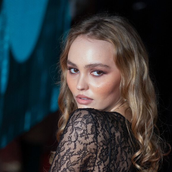 Lily-Rose Depp - 73e cérémonie des British Academy Film Awards (BAFTA) au Royal Albert Hall à Londres, le 2 février 2020. 