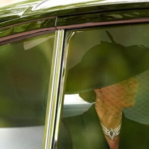 Kate Catherine Middleton, princesse de Galles, la reine consort Camilla Parker Bowles - Arrivées au service funéraire à l'Abbaye de Westminster pour les funérailles d'Etat de la reine Elizabeth II d'Angleterre le 19 septembre 2022. © Mike Egerton / PA via Bestimage