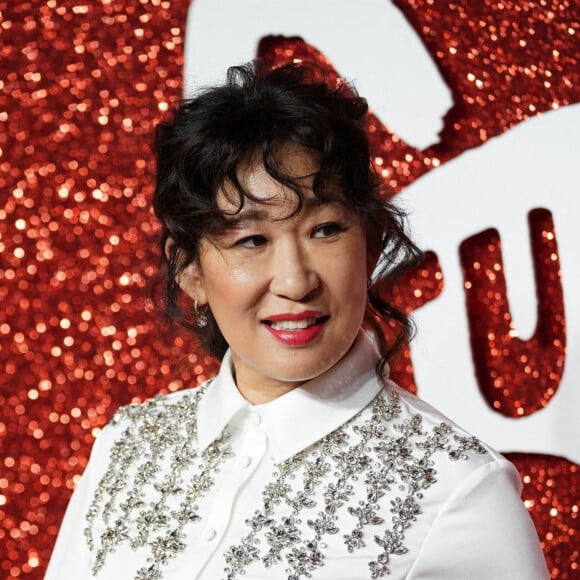 Sandra Oh à la première du film "Turning Red" à Londres, le 21 février 2022.