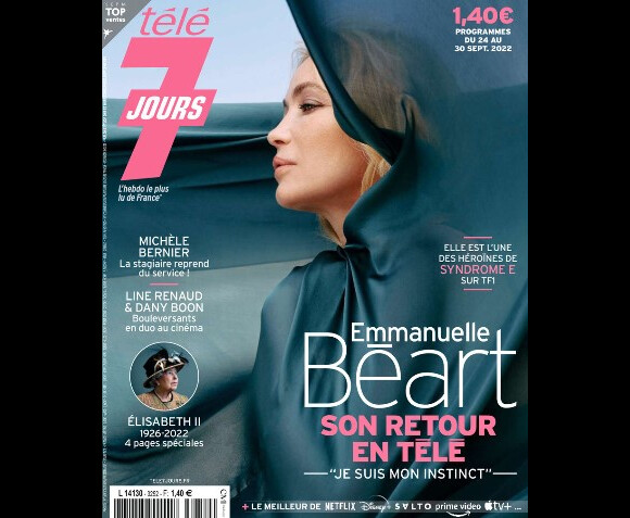 Confidences d'Emmanuelle Béart dans Télé 7 Jours