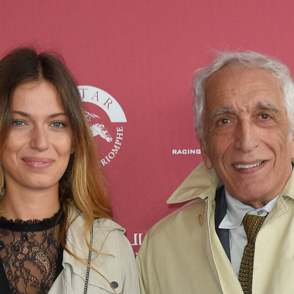 Gérard Darmon avec sa fille Sarah Darmon - 96ème Qatar Prix de l'Arc de Triomphe à l'Hippodrome de Chantilly le 1er octobre 2017. © Coadic Guirec/Bestimage