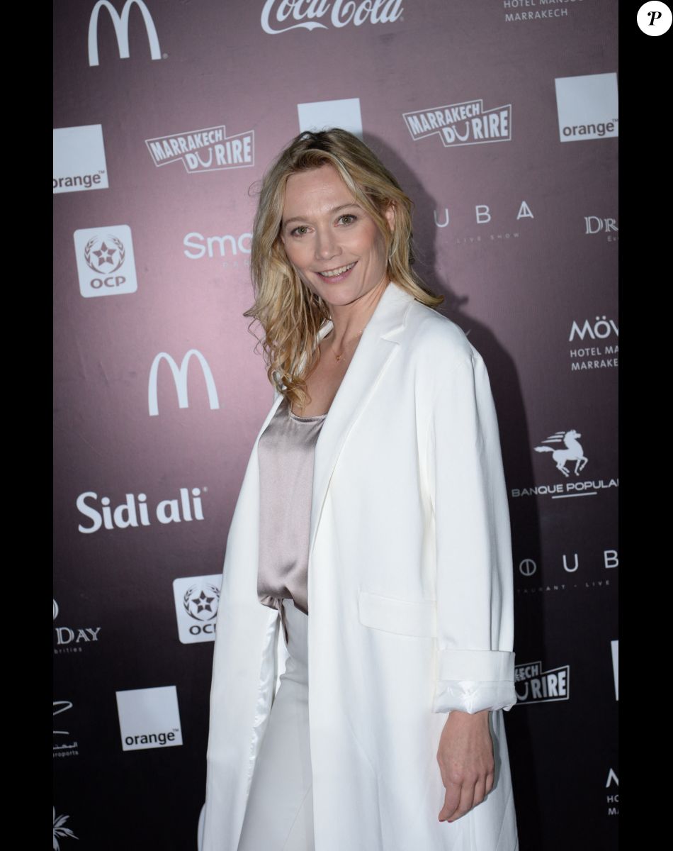 Exclusif - Caroline Vigneaux - 9ème festival "Marrakech du Rire 2018" au Palais Bahia de Marrakech au Maroc le 14 juin 2019. Monument majeur du patrimoine culturel marocain, le Palais Bahia est un ancien palais du XIXe siècle. Véritable chef-d'oeuvre de l'architecture marocaine, le palais - devenu musée - est l'un des principaux lieux touristiques du pays. Après avoir accueilli un dîner de prestige organisé par la maison de haute-couture Christian Dior en avril 2019, c'est la seconde fois seulement que le Palais Bahia ouvre ses portes à un événement culturel international majeur avec la soirée de clôture de la 9e édition du Festival Marrakech du Rire. © Rachid Bellak/Bestimage