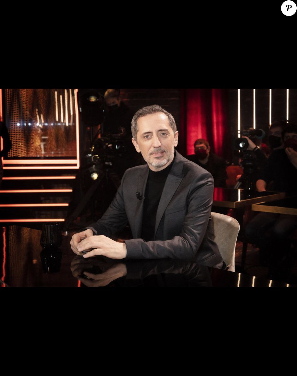 Gad Elmaleh - Sur le plateau de l'émission On Est En Direct (OEED) du samedi 29/01/2022, présentée par L.Salamé et L.Ruquier et diffusée en direct sur France 2 - Paris 29/01/2022 - © Jack Tribeca / Bestimage